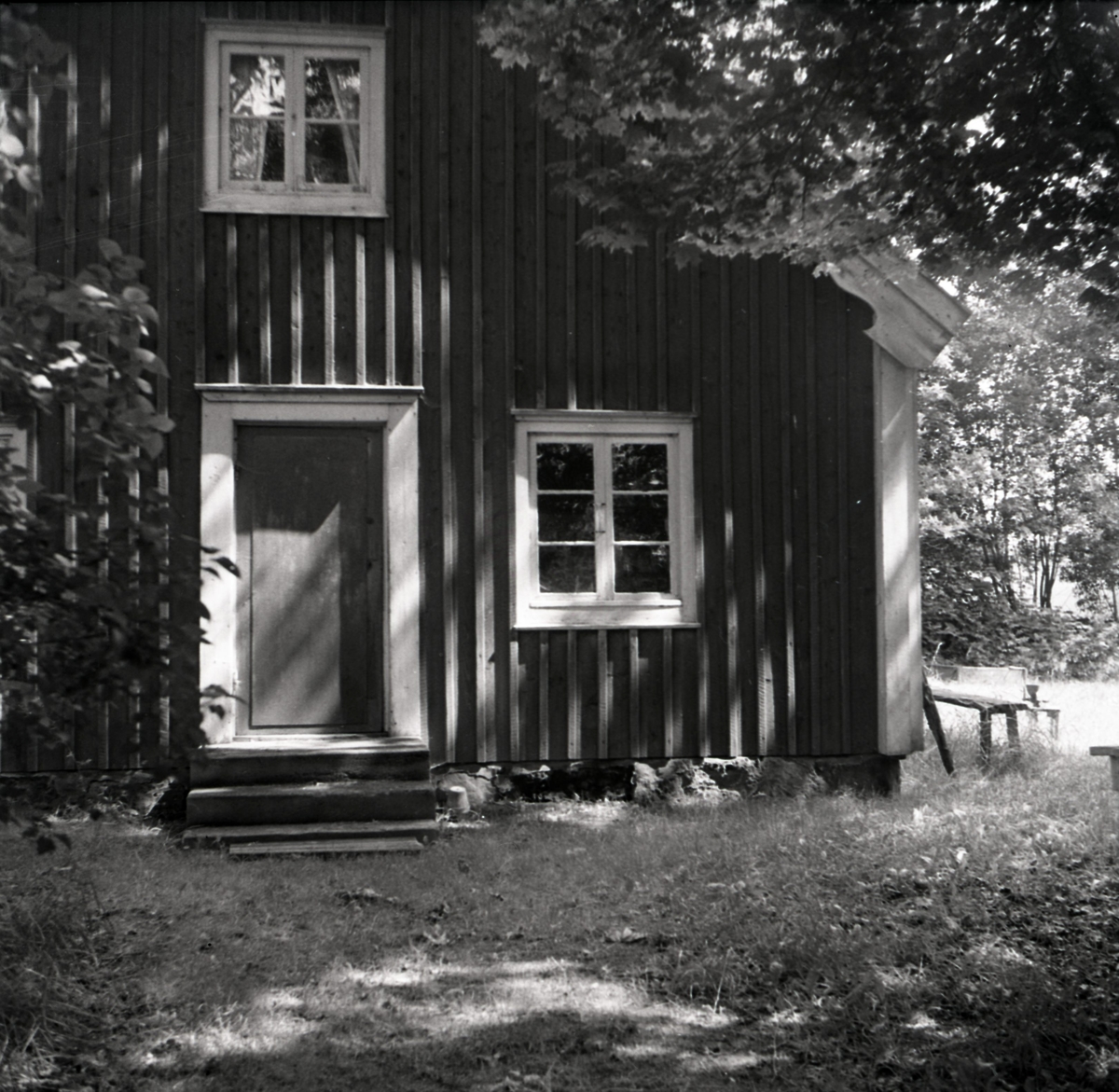 Dörren till handelsboden i Trottorp.