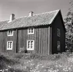 Sysvästra gaveln av en stuga på gården Arbelunda 3:3.