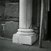 Portalen på Kalmar domkyrka under restaureringen 1959.