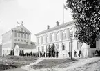 Kalmar kakelugnsfabrik och nuvarande Kalmar sjöfartsmuseum.