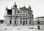 Exteriör av Kalmar domkyrka, 1898.