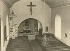Interiör av Arby kyrka.