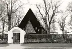 Djursdala kyrka. Har träfasad.

Foto Dagmar Selling 1969