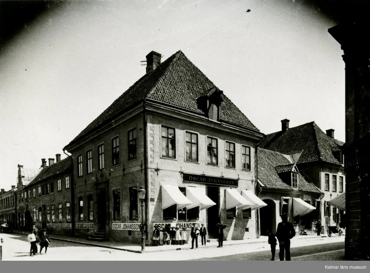 Oscar Johanssons kortvarubolag på  Kaggensgatan i Kalmar.