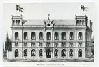 Det nybyggda Frimurarhotellet på 1870-talet.