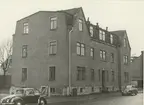 Bostadshus på Trädgårdsgatan. Bilderna är tagna inom ramen för Kalmar kommuns  av  inventering av stadens bebyggelse 1974,