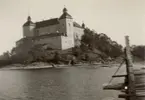 Läckö slott på Kållandsö i Vänern, Lidköpings kommun,Västergötland (Västra Götalands län).