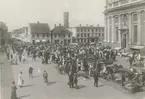 Torghandel vid domkyrkan på Stortorget.