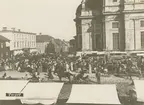 Torghandel på Stortorget, 1890-tal.