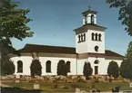 Vykort med motiv av Ukna kyrka.