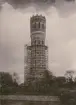 Gamla Vattentornet under byggnad år 1897 -1900.