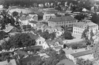 Nybro. Vy mot Långgatan omkring 1935.