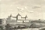 Slottet i Kalmar före restaureringen på 1880-talet.