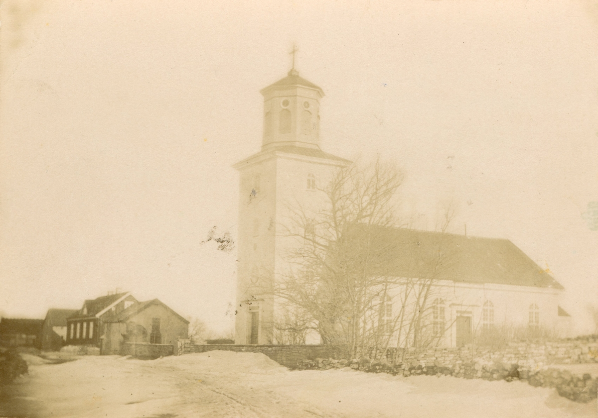 Motiv från Segerstads kyrka.