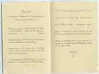 Program vid invigningen av Biblioteks- och Konstmuseibyggnaden tisdagen den 10 nov. 1942, klockan 2.