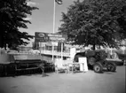 HSCS Råoljetraktor A. B. Dieseltraktor, Birger Jarlsgatan, Stockholm.
Industriutställningen på Rävspelet 1947.