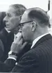 Invigningen av Domusvaruhuset i Kalmar den 10/9 1964.
KFs VD Harry Hjalmarsson och Harry Lejonberg.