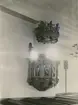 Predikstolen i Tveta kyrka efter restaureringen 1933.