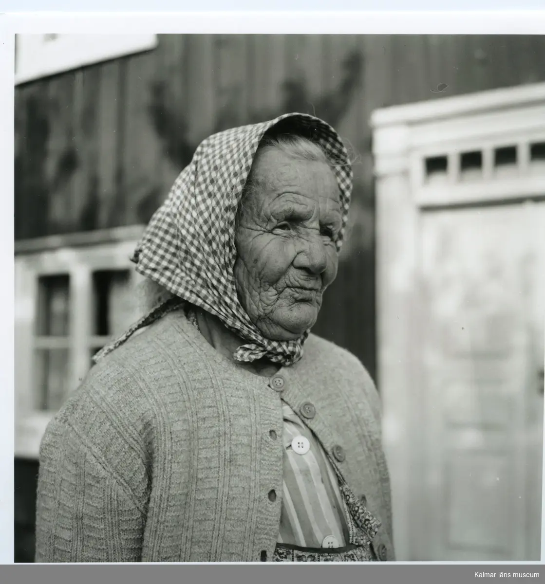 Fru Augusta Johansson, 82 år gammal.