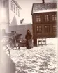 Fru Hagman på Stortorget mars 1896.