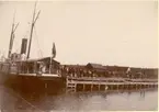 Borgholm på Öland - Hamnen 4/7 1894.