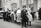 Ruskeby  skolklass. 
Barnens Dag 1935