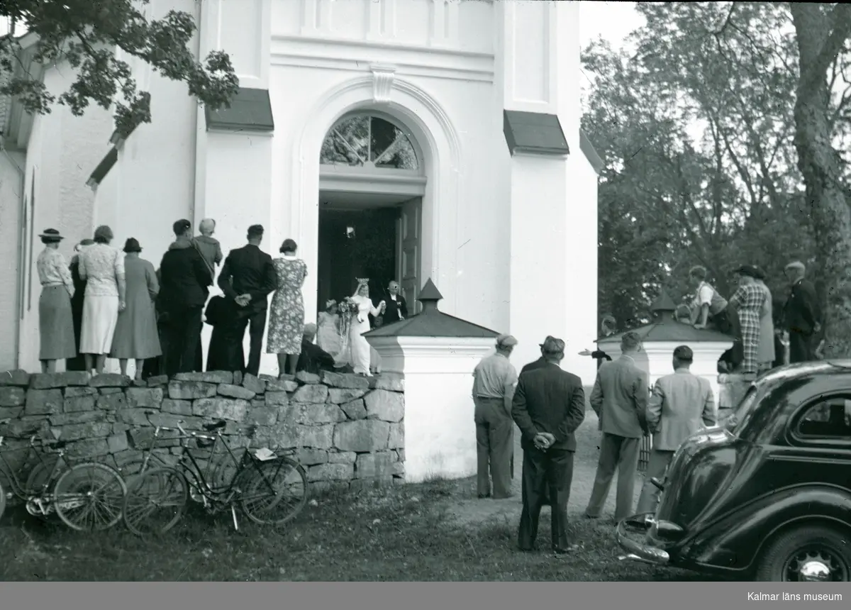 Bröllop i Fliseryds kyrka.