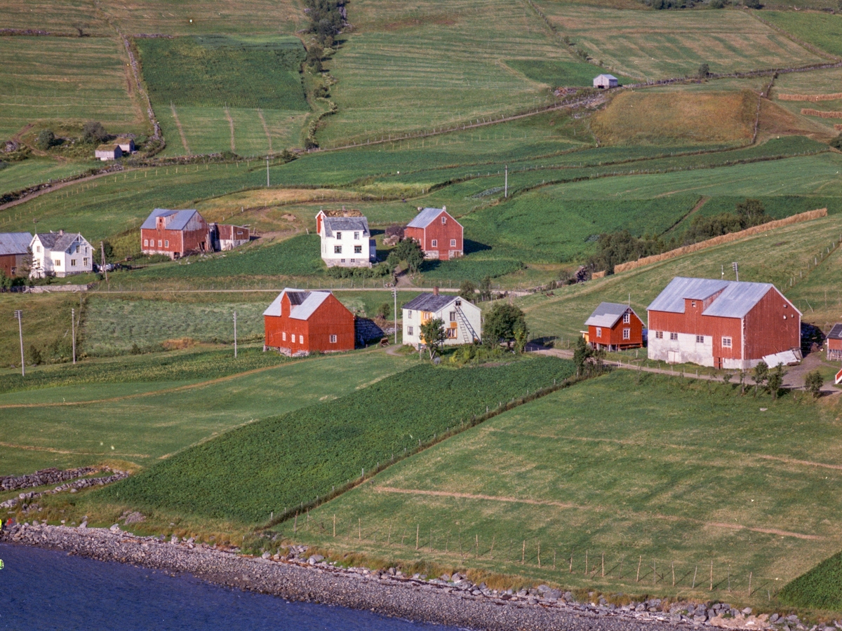 Flyfoto fra Kvæfjord.