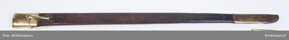 Har använts av ryttare Nr 1 i Majorens kompani vid Livregementets kyrassiärkår.