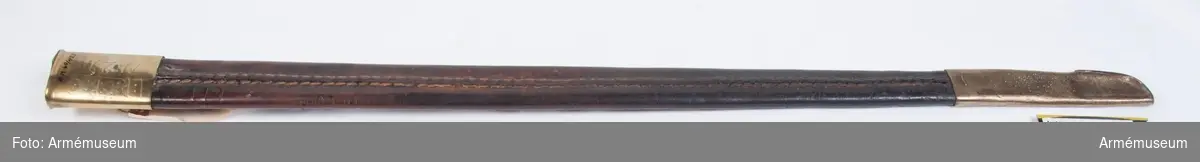 Har använts av ryttare Nr 1 i Majorens kompani vid Livregementets kyrassiärkår.