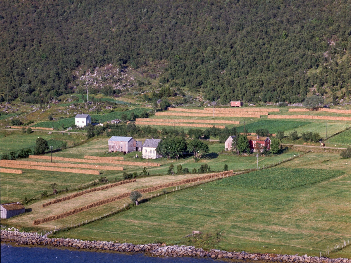 Flyfoto fra Utstrand i Kvæfjord.