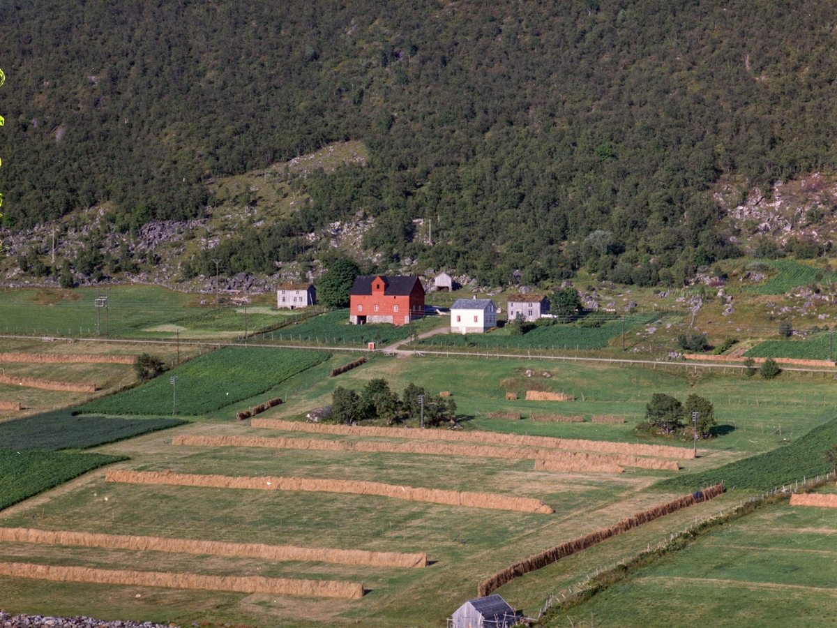 Flyfoto fra Utstrand i Kvæfjord.