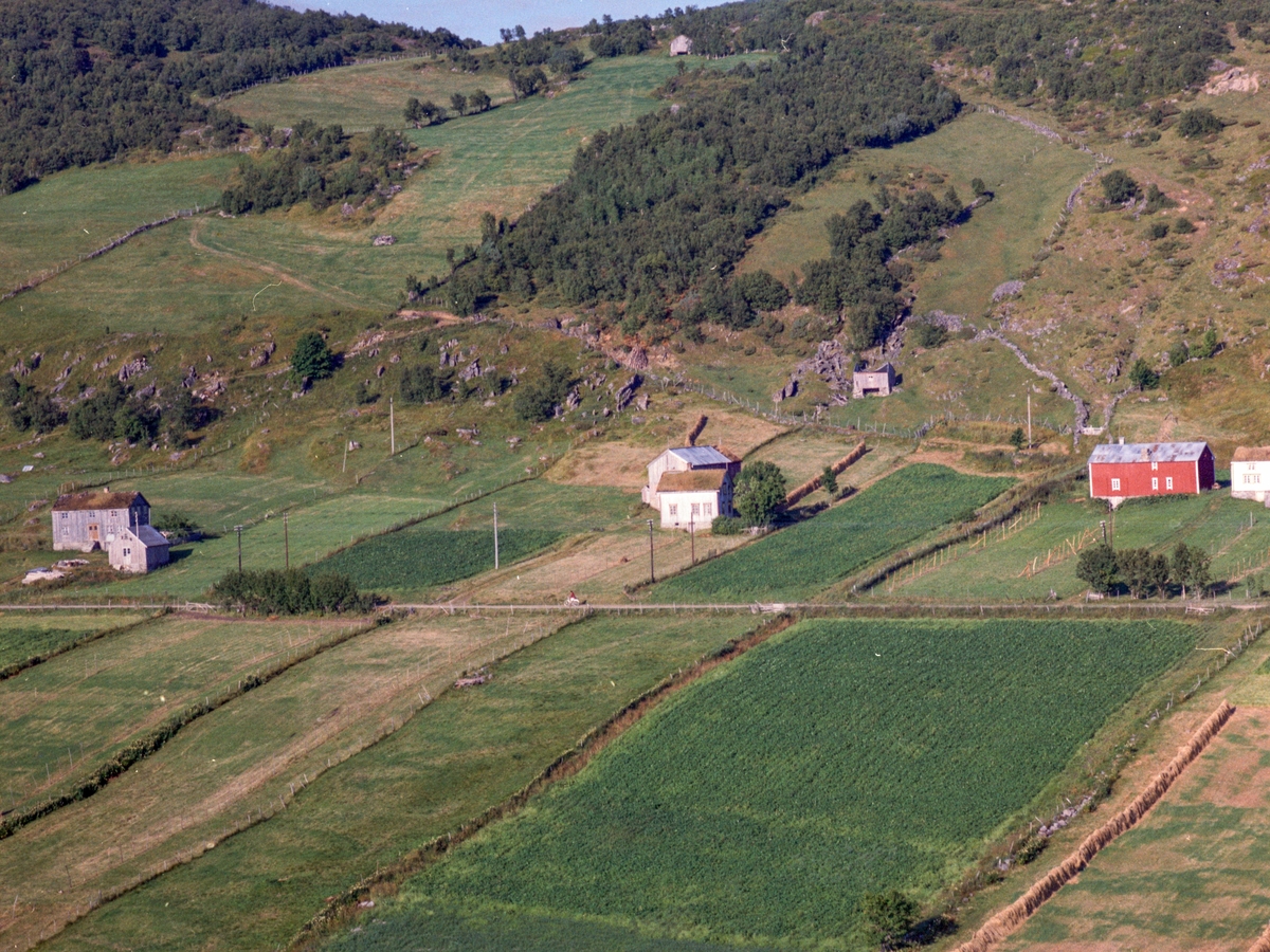 Flyfoto fra Kvæfjord.