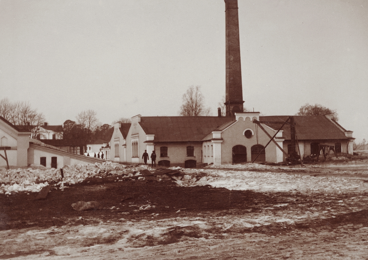 Gimo Bruk 1911. Ånghammaren. Bild från tidskriften Hemmets bildmaterial.