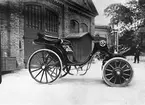 Den första i Sverige byggda elektromobilen. Konstruerad av Ingenjör Harald Håkansson år 1899.