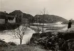 Man vid Bäveån vid Uddevalla ,1926.