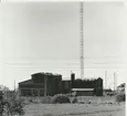 Kråks radiostation Karlsborg 1964.  Nya radiostation med 107 m. mast.