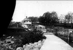 Göta kanal, Bergs slussar, Östgötadelen blev klar 1832, Västgötadelen 1822. Foto: Axel Sjöberg. Endast glasneg finns.