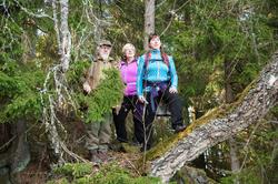 Her stod det kansje en mann i skinnklær for 1000 år siden og