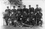 Gruppfoto, infanteriet i 9. Neg finns.