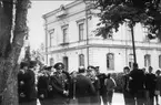 Karlsborg, jubileumsåret 1969. Prinsessan Christina på besök.