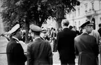 Karlsborg, jubileumsåret 1969. Prinsessan Christina på besök.