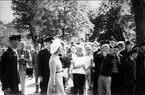 Karlsborg, jubileumsåret 1969. Prinsessan Christina på besök.