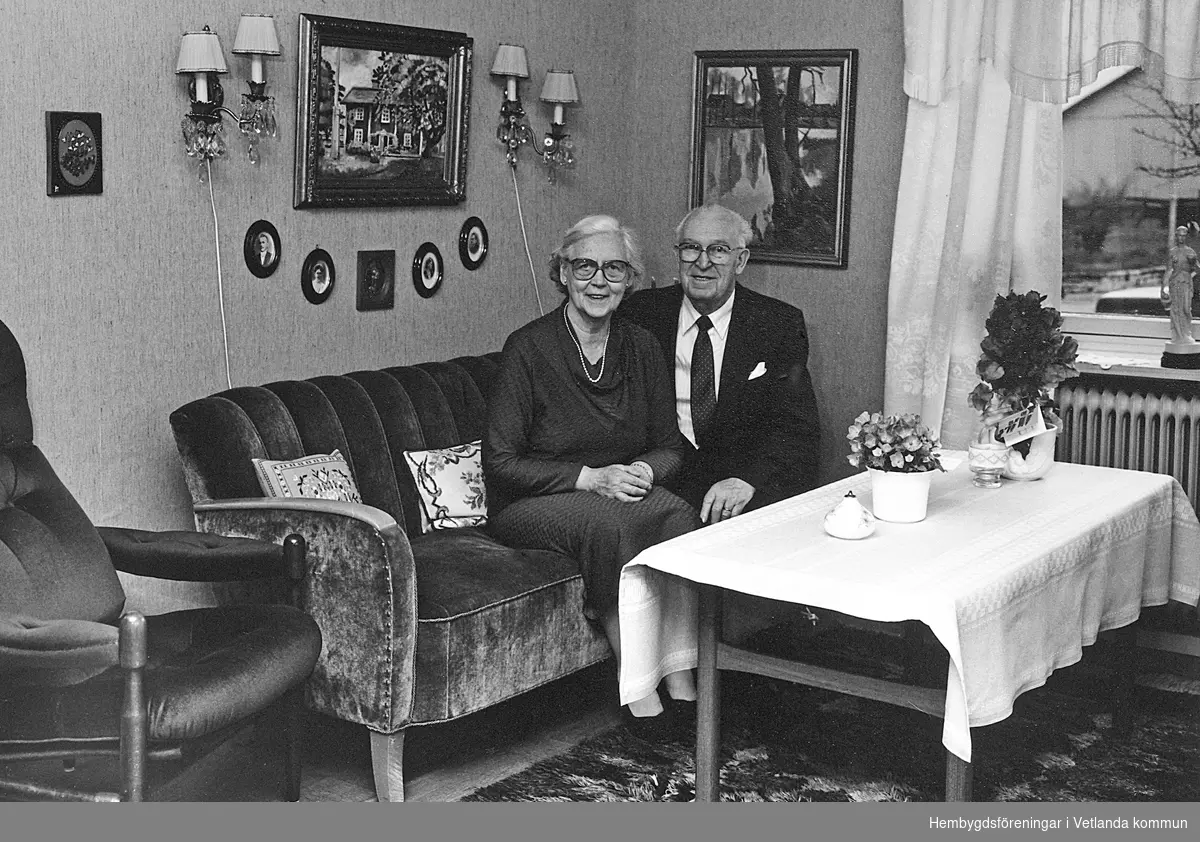 Anna-Lisa och Börje Josefsson, 16 april 1988.