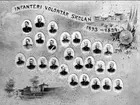 Infanterivolontärskolan åren 1893 - 1894. Foto: Axel Sjöberg. Gåva av Stig Ekberg, Vällingby.