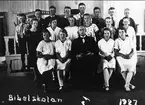 Undenäs missionsförsamling, bibelskola år 1927. Neg finns.