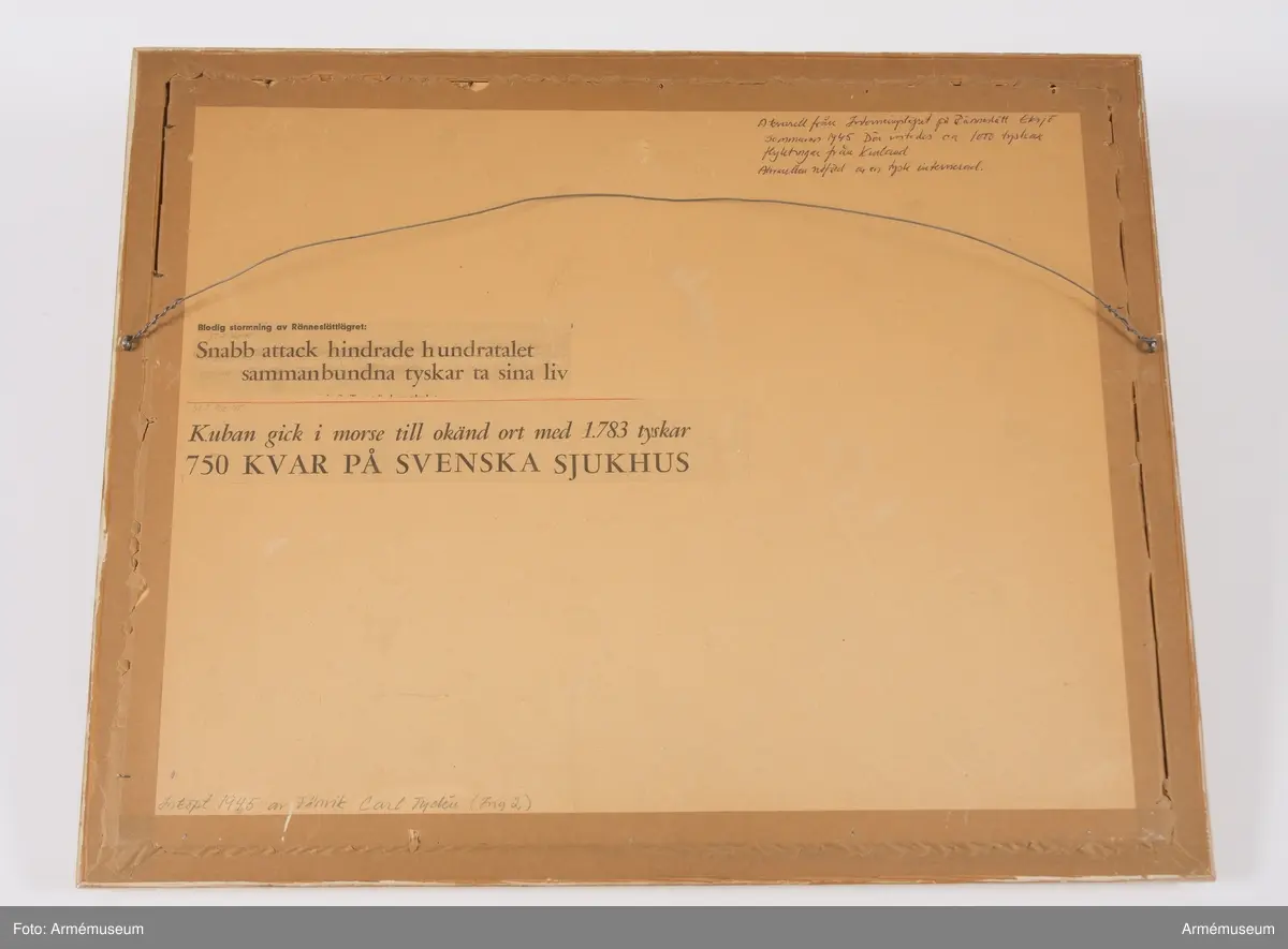 Interneringslägret på Ränneslätt utanför Eksjö sommaren 1945