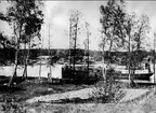 Forsvik, vy över Sågen i början på 1900-talet.