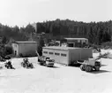 Kalklinbanan Forsby - Köping. Skutborraggregat används vid borrning av stora stenar, 