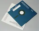 Floppydisk med fodral.